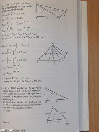 Matematika 8. feladatainak megoldása