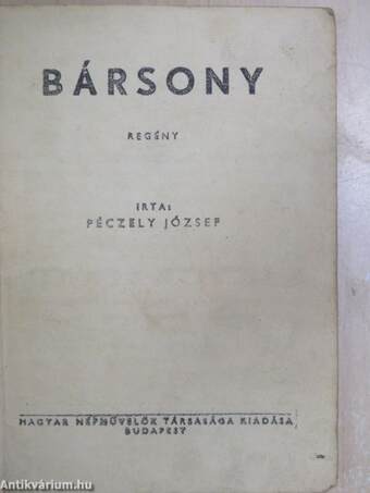 Bársony