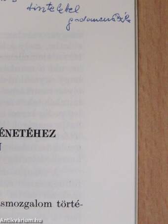 Adalékok az osztálytudatos vasútmozgalom történetéhez az ellenforradalmi korszakban. I. Az 1922-es év (dedikált példány)