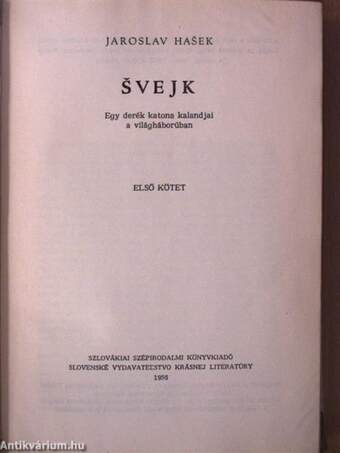 Svejk I-II.