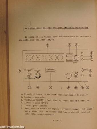 Biofizikai gyakorlatok