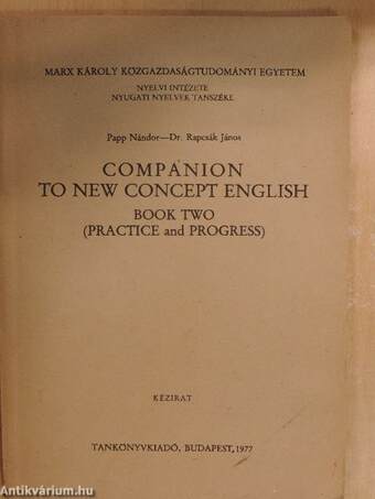 Companion to New Concept English II.