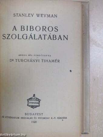 A biboros szolgálatában