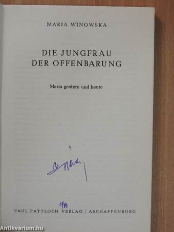 Die Jungfrau der Offenbarung