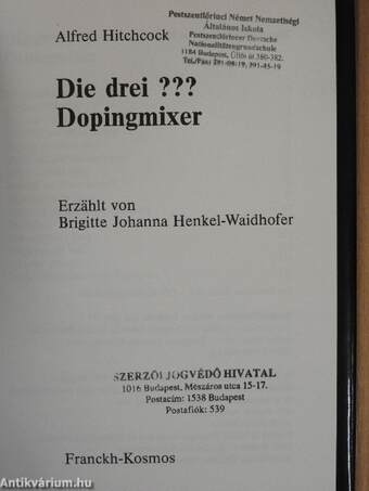 Die drei ??? - Dopingmixer