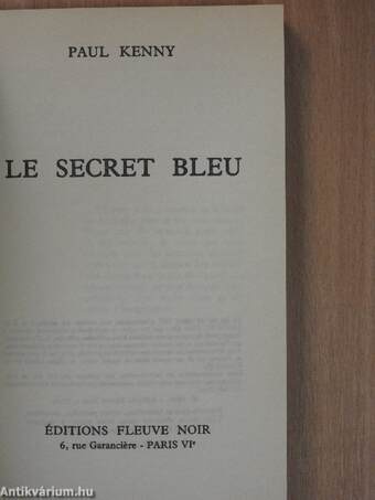 Le Secret Bleu