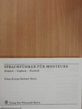 Sprachführer für Monteure