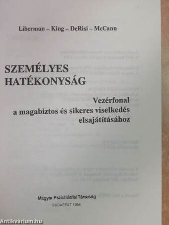 Személyes hatékonyság