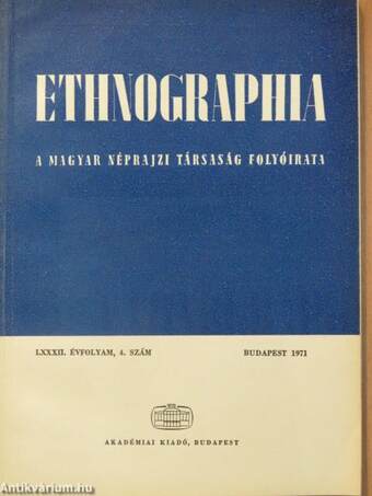 Ethnographia 1971/4.