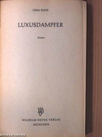 Luxusdampfer