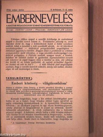 Embernevelés 1946. május-június