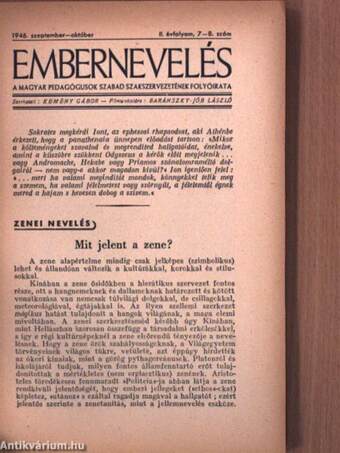 Embernevelés 1946. szeptember-október