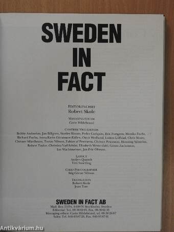 Sweden in Fact 1990