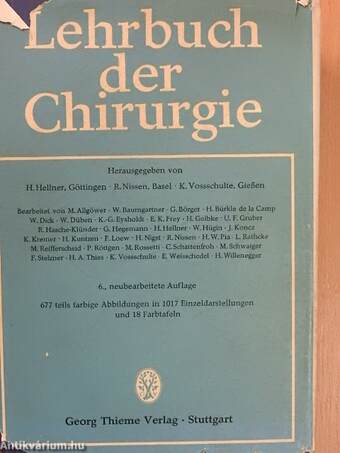 Lehrbuch der Chirurgie