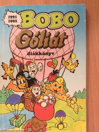 Bobo-Góliát diákkönyv 1991-1992.