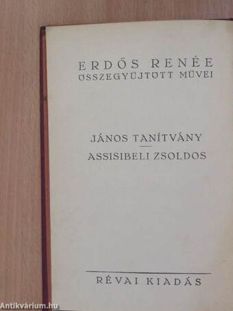 János tanítvány/Assisibeli zsoldos (aláírt példány)