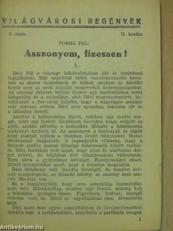 Asszonyom, fizessen!