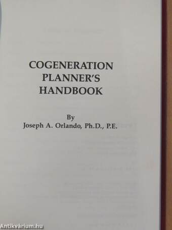 Cogeneration Planner's Handbook