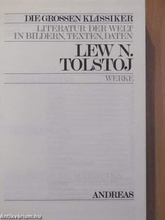 Lew N. Tolstoj Werke