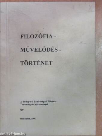 Filozófia-Művelődés-Történet