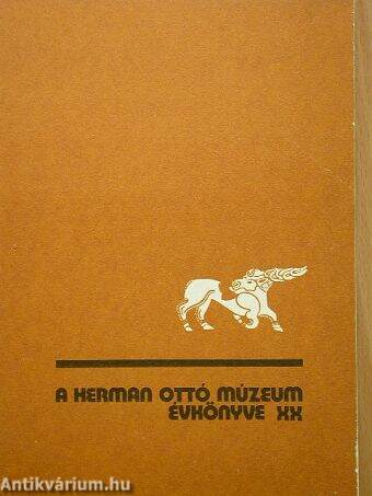 A Herman Ottó Múzeum Évkönyve XX.