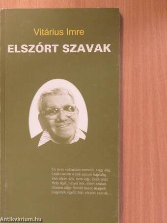 Elszórt szavak (dedikált példány)