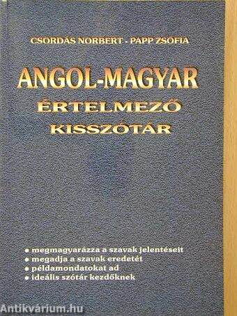 Angol-magyar értelmező kisszótár