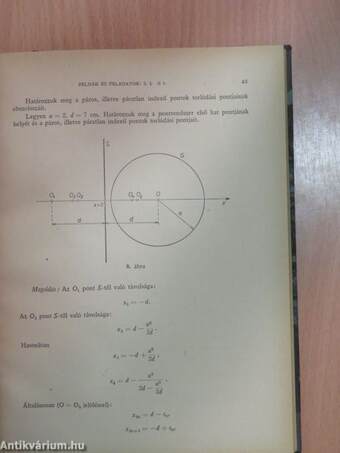 Műszaki matematikai gyakorlatok B. VIII.