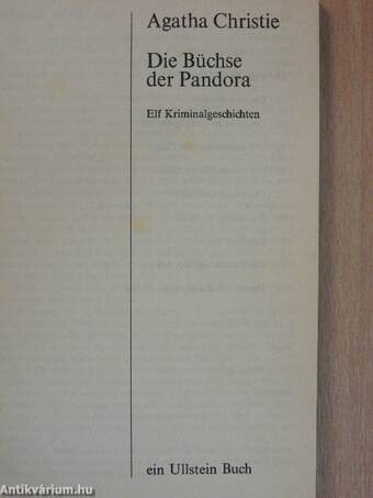 Die Büchse der Pandora