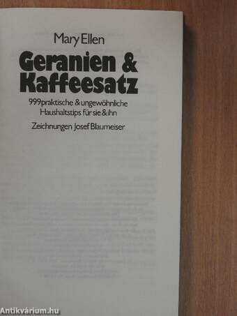 Geranien & Kaffeesatz