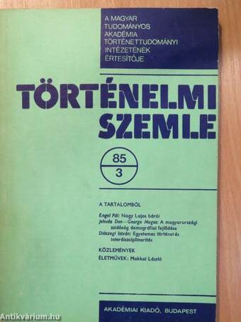 Történelmi Szemle 1985/3.