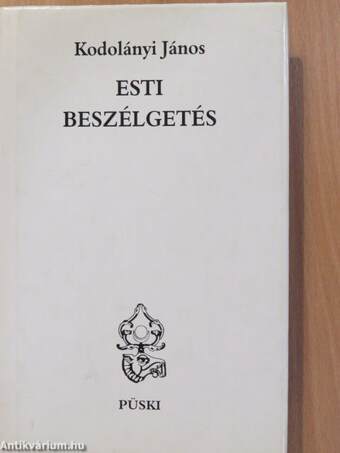 Esti beszélgetés (dedikált példány)