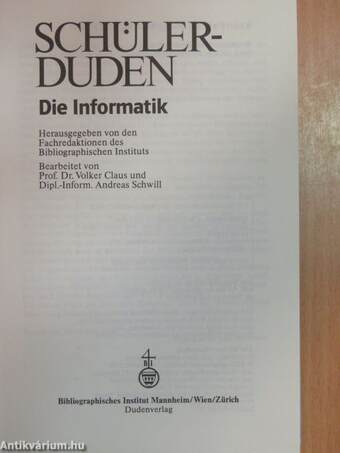 Schülerduden Die Informatik