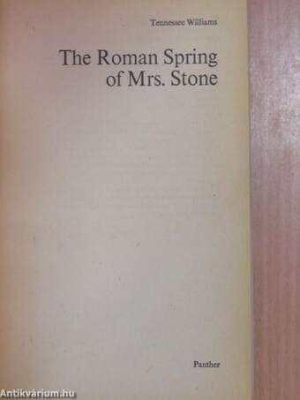 The Roman Spring of Mrs. Stone