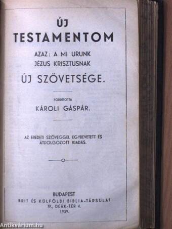 Szent Biblia