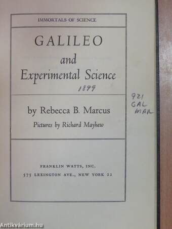 Galileo and Experimental Science