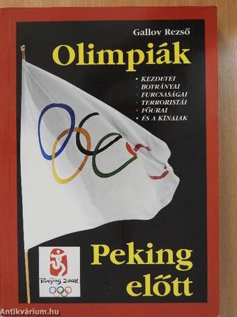 Olimpiák Peking előtt