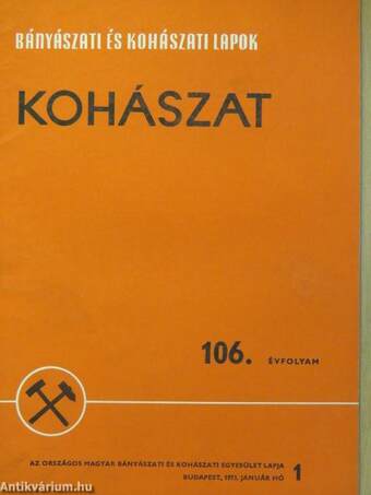 Bányászati és Kohászati Lapok - Kohászat/Öntöde 1973. január