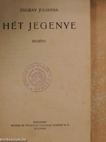 Hét jegenye