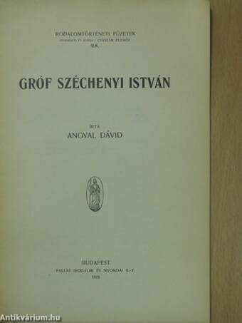 Gróf Széchenyi István