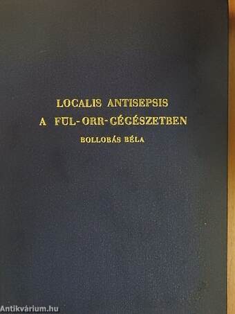 Localis antisepsis a fül-orr-gégészetben