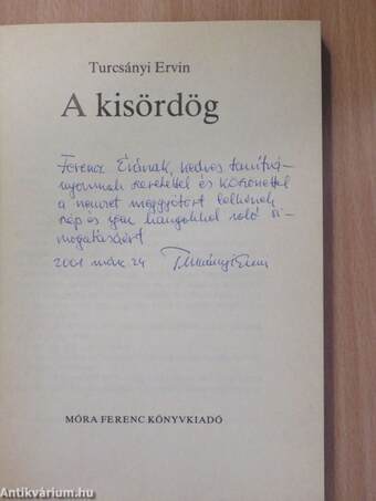 A kisördög (dedikált példány)