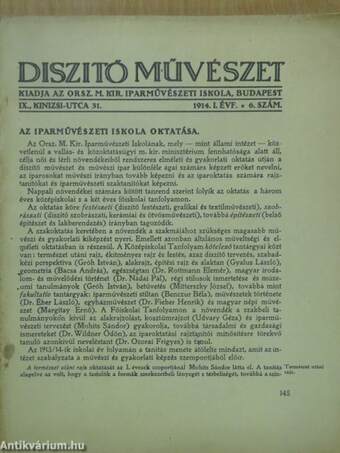 Diszitő művészet 1914/6.