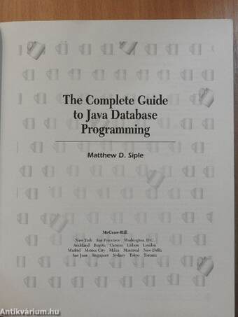 The Complete Guide to Java Database Programming - CD-vel