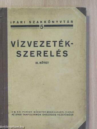 Vízvezetékszerelés III. (töredék)