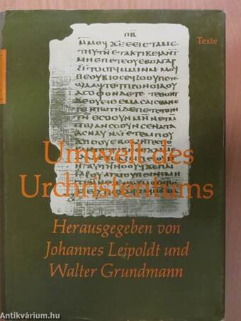 Umwelt des Urchristentums II. (töredék)