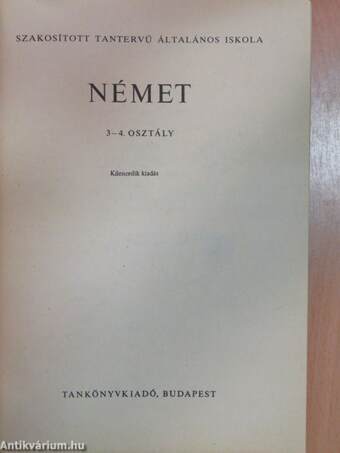 Német 3-4.