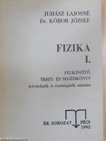 Fizika I. (töredék)