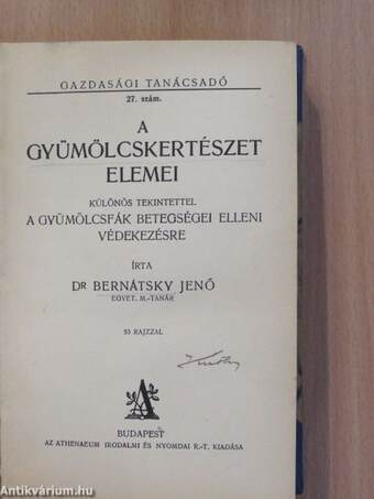 A gyümölcskertészet elemei