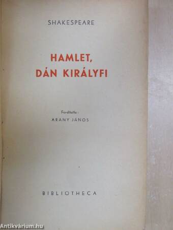 Hamlet, dán királyfi